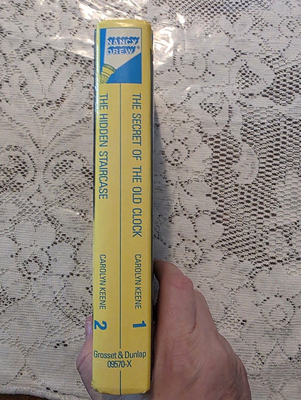 Nancy Drew Ser. Two Original Mysteries Back-To-Back! Carolyn Keene HC 1987